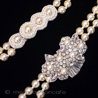 （画像用） ＳＰＡＲＫＬ　２連ネックレス シェルパール　ロング