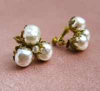 （画像用） Miriam Haskell ミリアムハスケル イヤリング