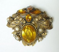 （画像用） アールヌーヴォー　ブローチ