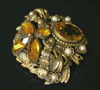 （画像用） アールヌーヴォー　ブローチ