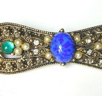 （画像用） ラピス・リボン　ブローチ