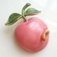 （画像用） Original By Robert アップル　ブローチ