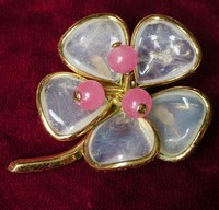 （画像用） クラウントリファリ Trifariお花ブローチ