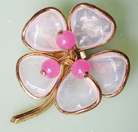 （画像用） クラウントリファリ Trifariお花ブローチ