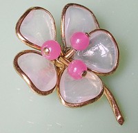 （画像用） クラウントリファリ Trifariお花ブローチ