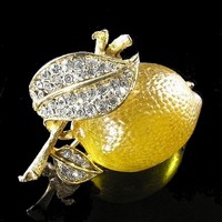 （画像用） Lisner　レモン　ブローチ