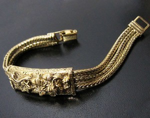 （画像用） アンティーク　 どんぐりブレスレット