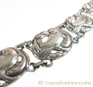 （画像用） Sterling 銀製 Coro ジョージジェンセン 鳩