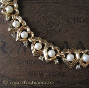 （画像用） クラウントリファリ Trifari パール&ハート