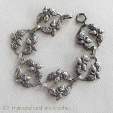 （画像用） SterlingSilver 銀製 どんぐり ブレスレット