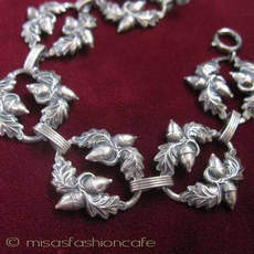 （画像用） SterlingSilver 銀製 どんぐり ブレスレット