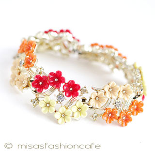 （画像用） ＣＯＲＯ　ブレスレット　 　フラワーガーデン