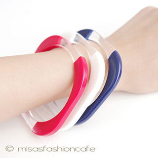 （画像用） トリコロール３連バングル