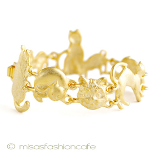 （画像用） 猫ネコ　ブレスレット