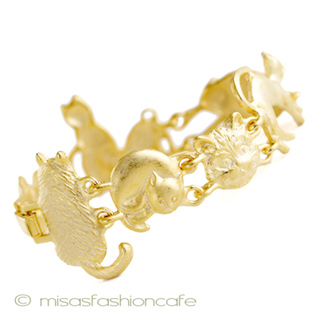 （画像用） 猫ネコ　ブレスレット