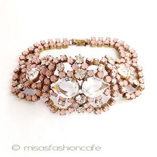 （画像用） カットガラス　ブレスレット