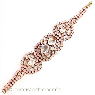 （画像用） カットガラス　ブレスレット