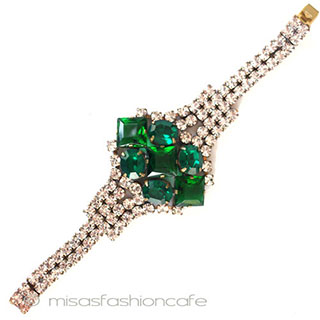 （画像用） チェコ製ガラス ブレス