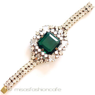 （画像用） チェコ製ガラス ブレス