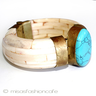 （画像用） 天然石　パワーストーン ターコイズ　バングル