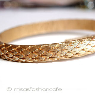 （画像用） Trifari　トリファリ ボタニカルバングル