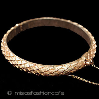 （画像用） Trifari　トリファリ ボタニカルバングル