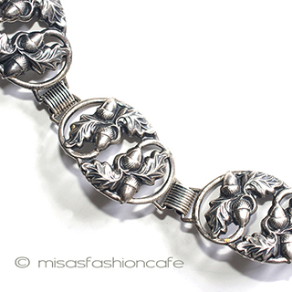 （画像用） SterlingSilver　銀製 どんぐり　ブレスレット