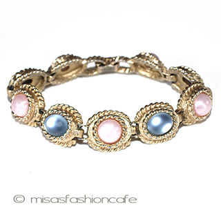 （画像用） サラコべントリー刻印 ビジューブレスレット