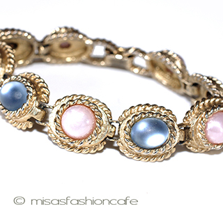 （画像用） サラコべントリー刻印 ビジューブレスレット