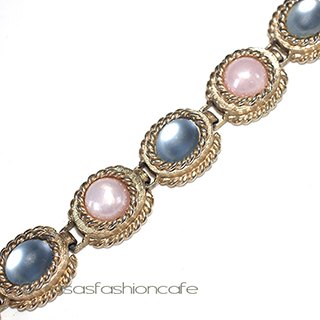 （画像用） サラコべントリー刻印 ビジューブレスレット