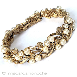 （画像用） Trifari　 トリファリ タンポポ　ブレスレット