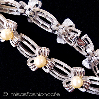 （画像用） Ｔｒｉｆａｒｉ　 トリファリ パールりぼんブレスレット