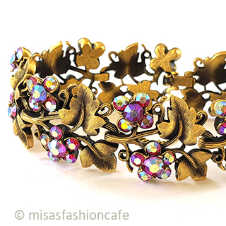 （画像用） アンティークジュエリー トリファリ　お花ブレス