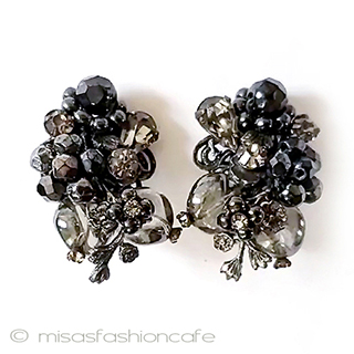 （画像用） Haskellハスケルデザイナー Eugeneの花イヤリング