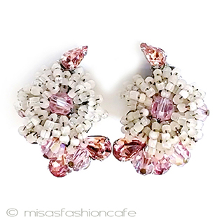 （画像用） MiriamHaskellデザイナー Eugeneの花イヤリング