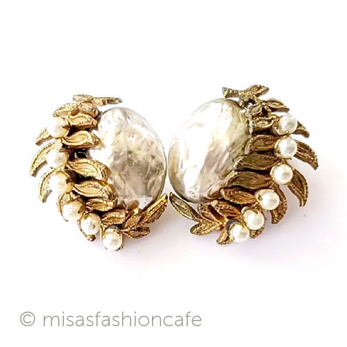 （画像用） ミリアムハスケル　 バロックパールイヤリング