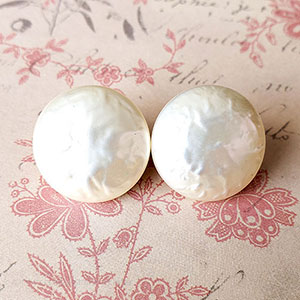 （画像用） ヴィンテージイヤリング バロックパール