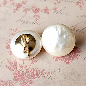 （画像用） ヴィンテージイヤリング バロックパール