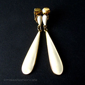 （画像用） Trifari　 トリファリ ドロップ・イヤリング