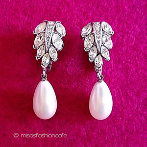 （画像用） Trifari　 トリファリ ブライダルイヤリング