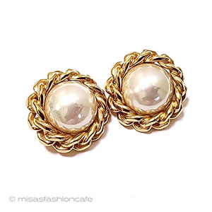 （画像用） クリスチャンディオール DIOR刻印　イヤリング