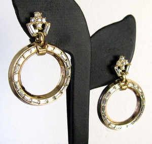 （画像用） Trifari　 トリファリ フープ　イヤリング