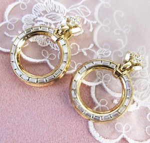 （画像用） Trifari　 トリファリ フープ　イヤリング