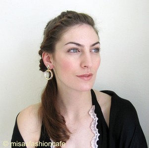 （画像用） Trifari　 トリファリ フープ　イヤリング