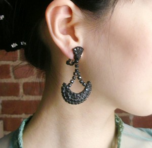 （画像用） フレンチジェット イヤリング