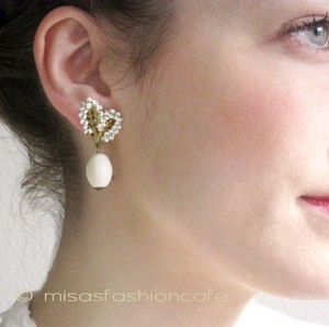 （画像用） Miriam Haskell ミリアムハスケル イヤリング