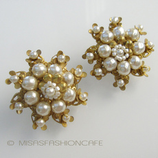 （画像用） Miriam Haskell ミリアムハスケル イヤリング