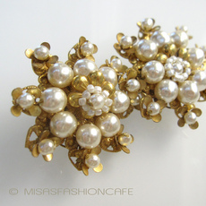 （画像用） Miriam Haskell ミリアムハスケル イヤリング