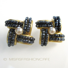 （画像用） Miriam Haskell ミリアムハスケル イヤリング