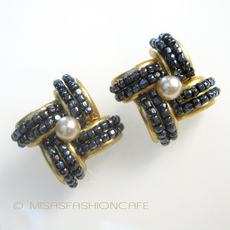 （画像用） Miriam Haskell ミリアムハスケル イヤリング